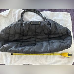 Kate Spade black nylon quilted bag used